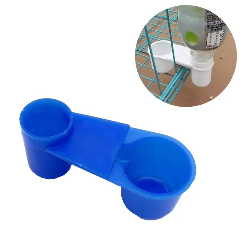 

1 Pcs Bird Dove Quail Drinker Bowl Automatic Waterers Drinking Cups Dual Port Pet Automatic Bird Feeder Waterer Equipment