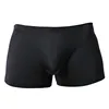 Men Boxer Underwear Boxers Men's U High Elastic Convex Seamless Silk Waist Slim Large Male Boxer Pant for Men 1