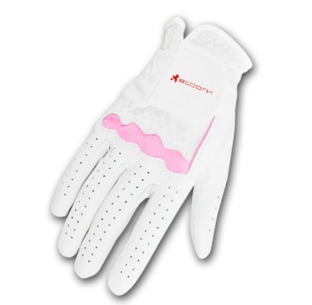 Женские перчатки для гольфа из овчины, 1 шт., ветрозащитные перчатки, аксессуары для гольфа, теплые перчатки, брендовые новые весенние спортивные перчатки