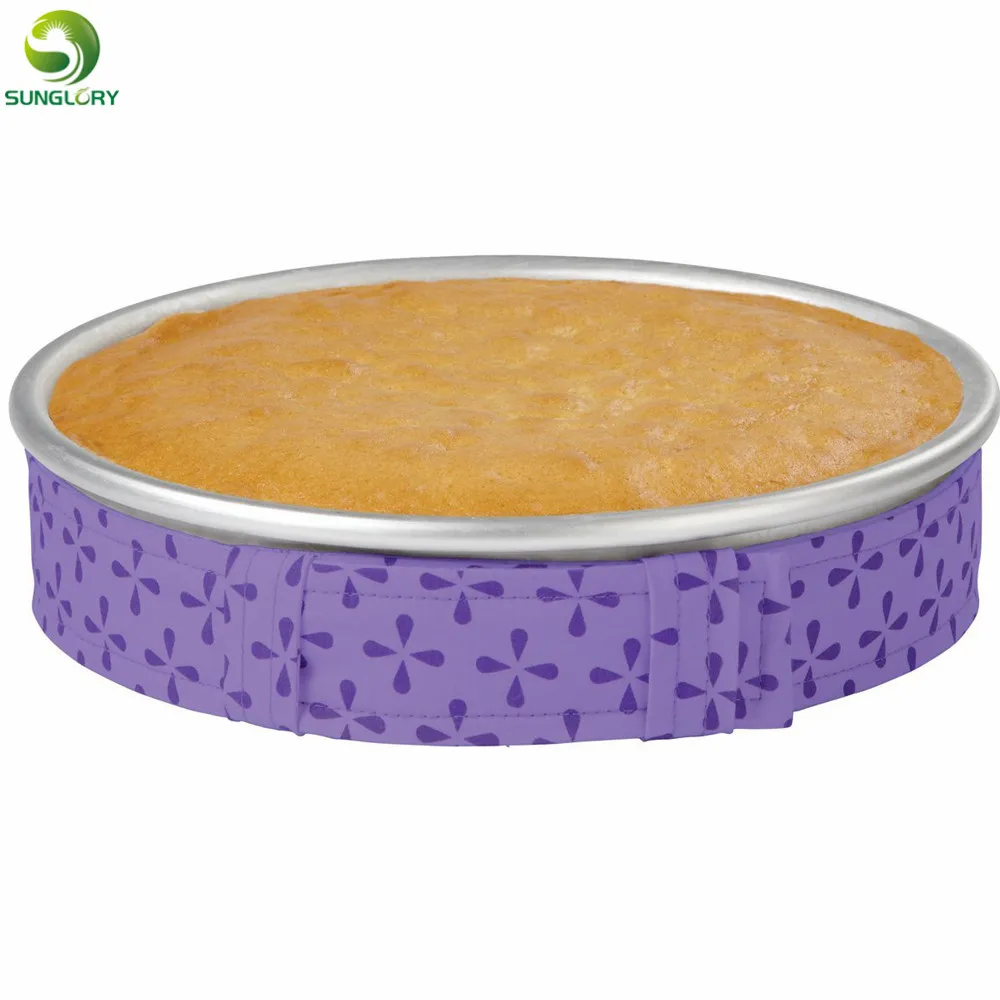 Bake-Even Strip Set Cake Pan Strips Belt Bake Perfectly Level Cakes Evenbake Moist Baking Tools Kitchen Mold | Дом и сад