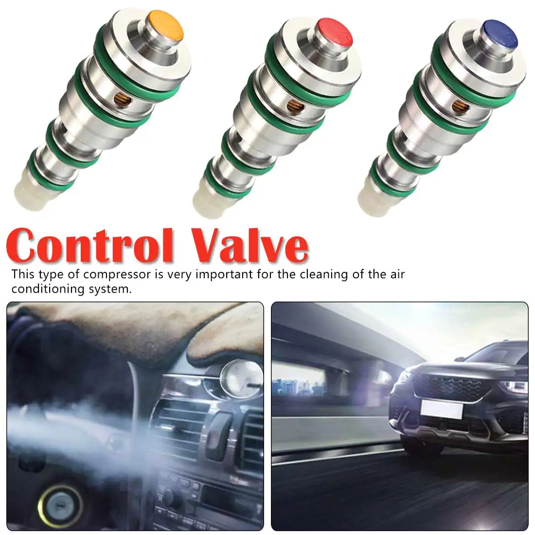 

1Pcs Compressor Electromagnetic Valve Control Valve Compressor air conditioner For Buick VW Volkswagen Opel Car Accessories