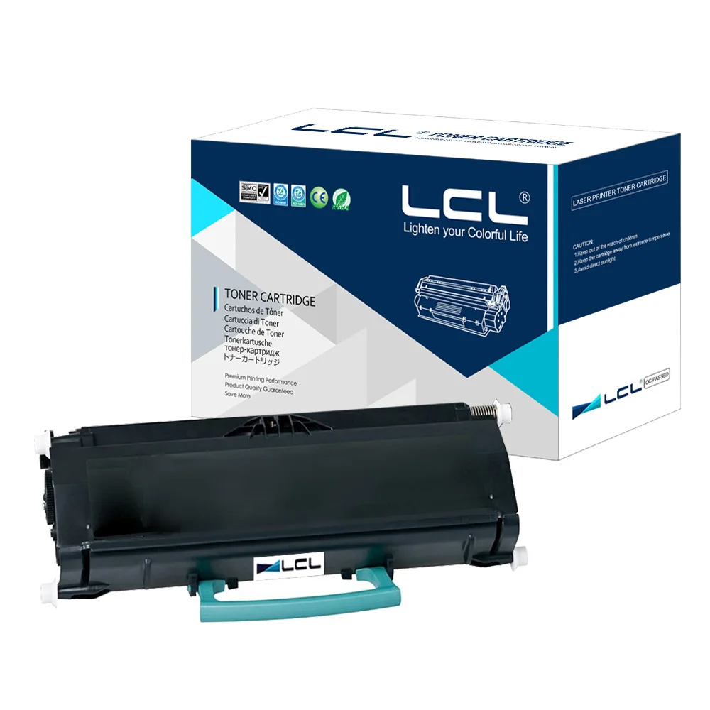 LCL E460X11E E460X 460 (1-Pack Black 15000 pages ) Laser Toner Cartridge Compatible for Lexmark E260 E360 E460 E462
