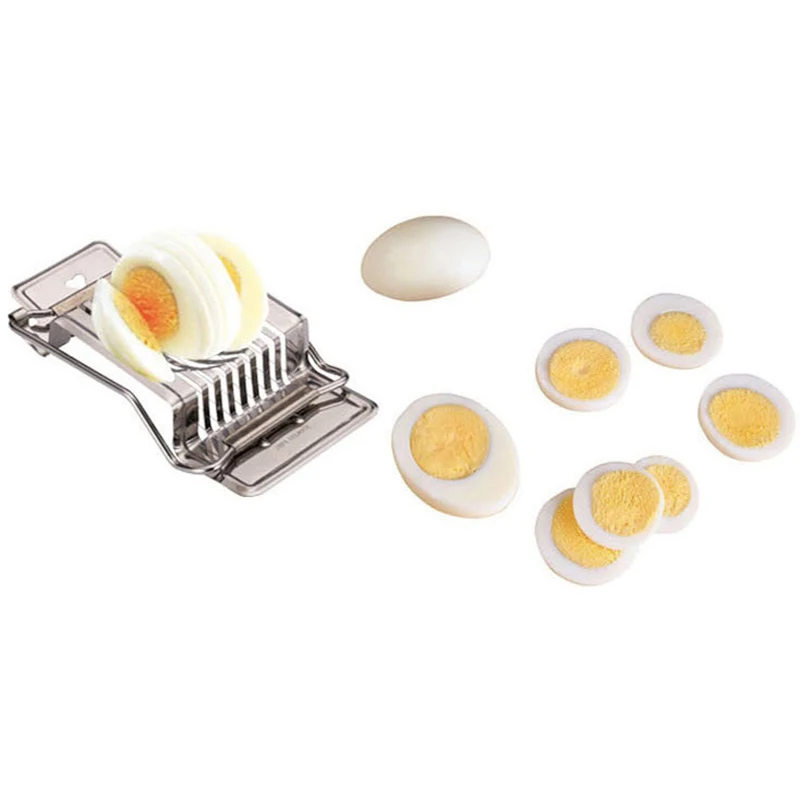 1PC Egg Cutter Stainless Steel Egg Slicer Strawberry Slicer Cutter