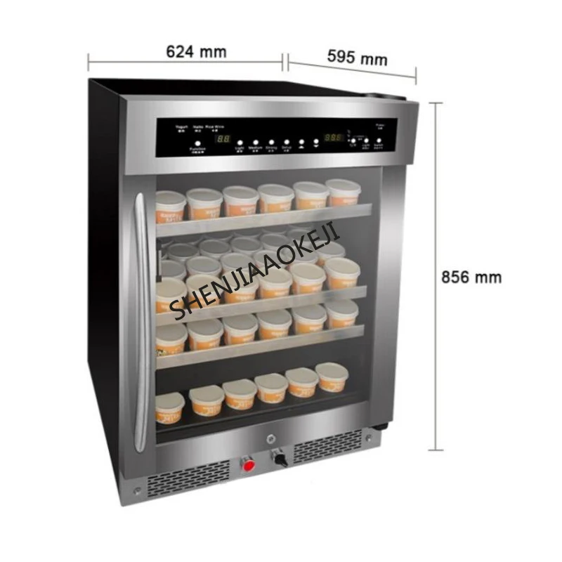 

Commercial yogurt machine 4 layers Automatic fermentation refrigeration machine 220V/110V Smart yogurt machine equipment