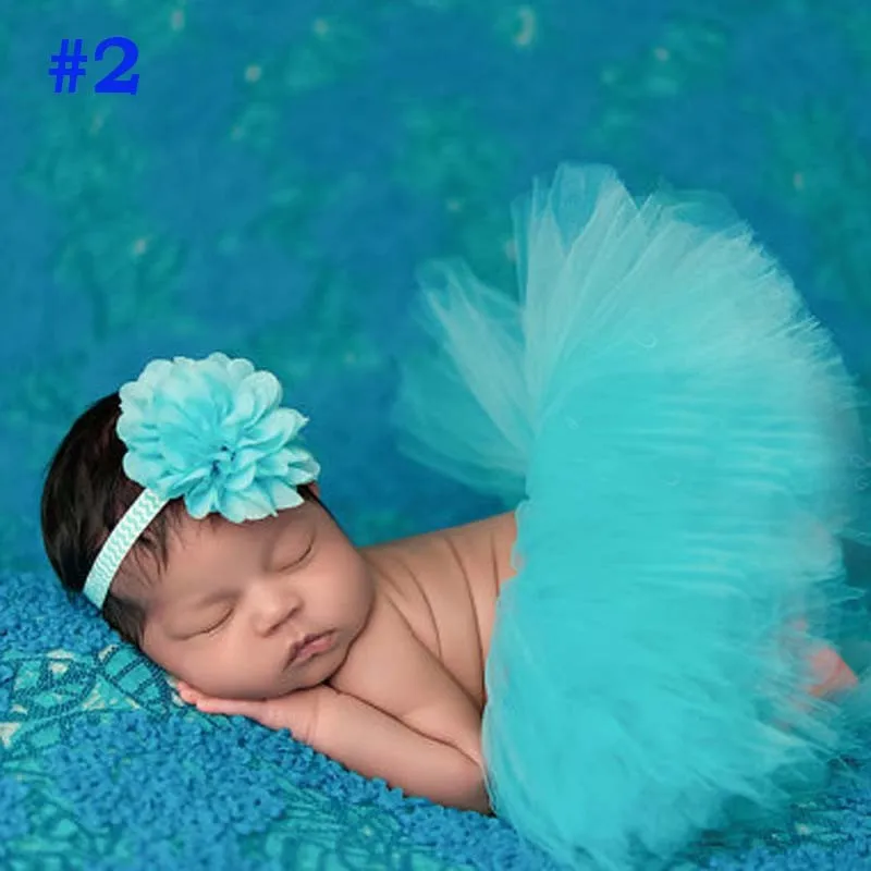 Г. Новая 13 видов конструкций юбка-пачка для новорожденных с сочетающейся цветочной повязкой на голову Потрясающая юбка-пачка из тюля для новорожденных девочек