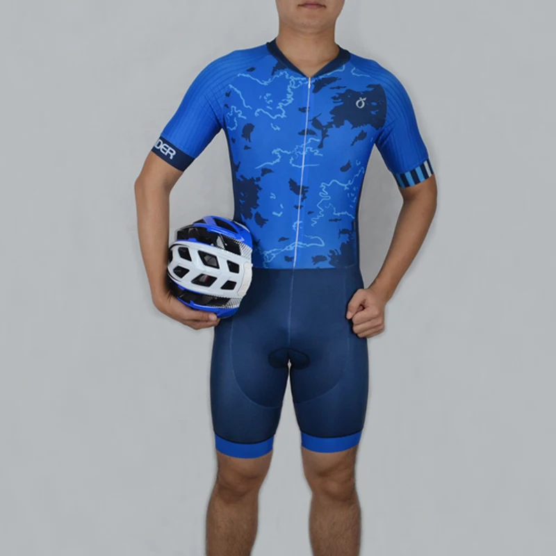 

EMONDER 2019 New Triathlon Men's Short Sleeve MTB Pro Team Bike Summer Bicycle Wear Breathable Biking Suits