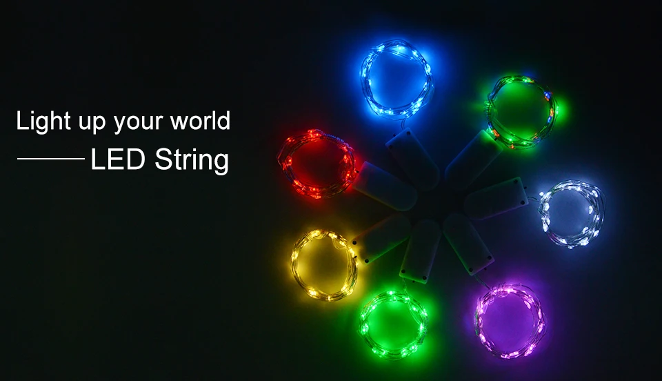 Copper Wire LED Garland String Fairy Lights For Glass Craft Bottle Luces (1)