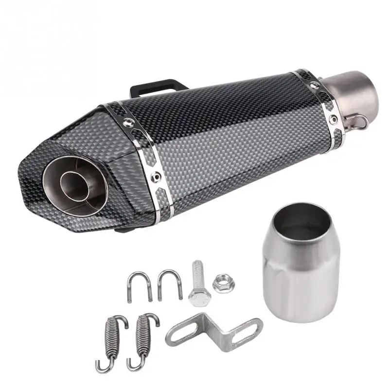 51mm Motorcycle Exhaust Escape Muffler Pipe with DB Killer for Honda Yamaha Kawasaki  Universal stainless steel