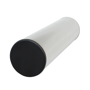 

ABGZ-IRIN Professional Stainless Steel Cylinder Sand Shaker Rhythm Musical Instruments Metal Hand Percussion white