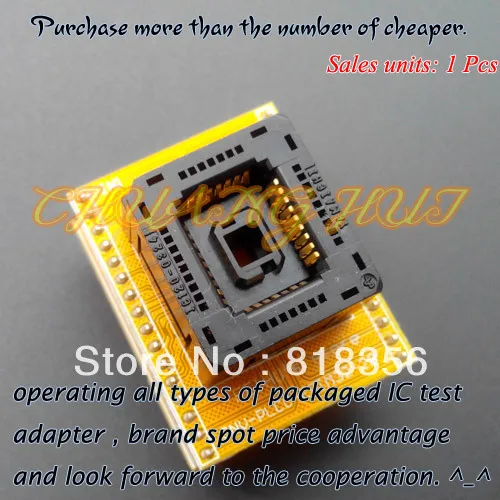 

Programmer Socket PLCC32 to DIP32, PLCC32 -DIP32 Adapter CNV-PLCC-EPIM32 Programmer Adapter( Without Cover)