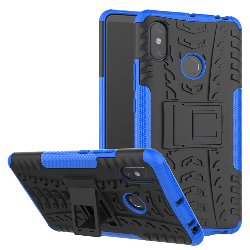 Heavy Duty Armor Case 2 In 1 TPU + PC Shookproof Cover For Xiaomi Max 2 Max 3 Xiaomi Mi 5S Plus 5X 6X A1 A2 F1 Xiaomi Mi 8 Coque (7)