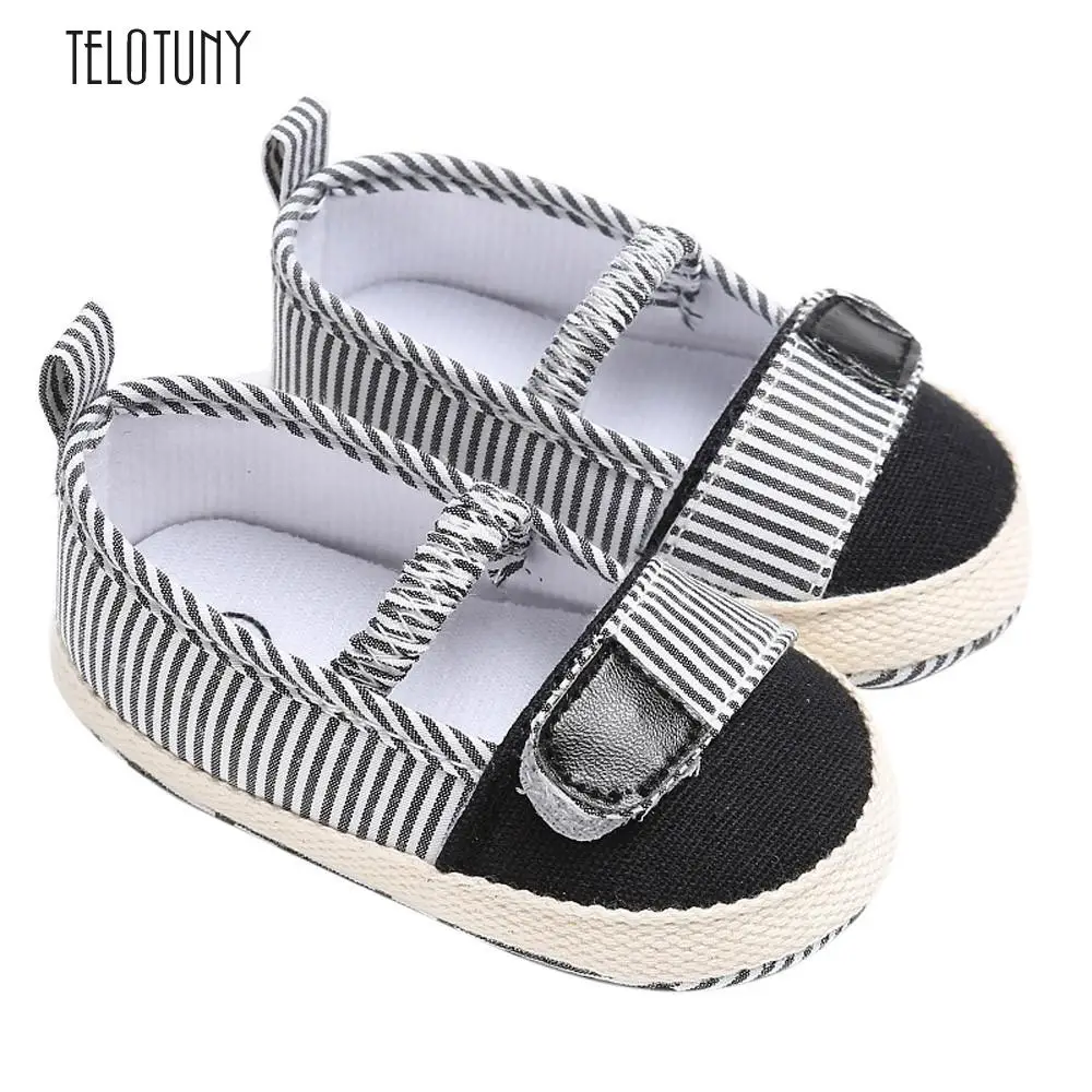 TELOTUNY Baby Toddler Crib Shoes Slip On Comfort Shoes Loafers Soft