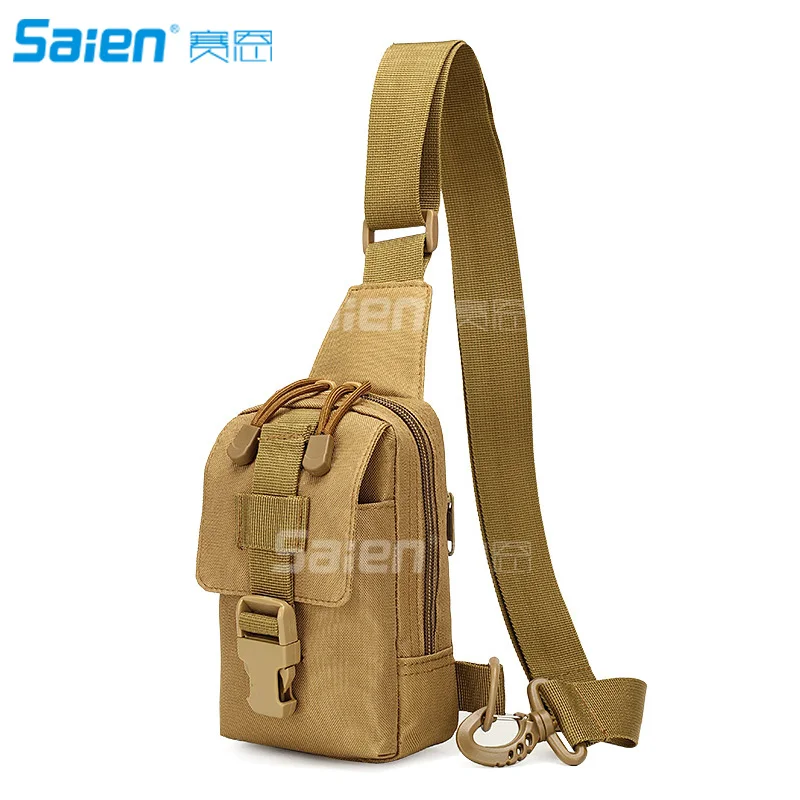 Outdoor Tactical Chest Pack Shoulder Backpack Canvas Unbalance Pack Crossbody Bag Shoulder Bag Chest for Men