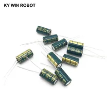 Capacitor eletrolítico de alumínio 1800 uf, capacitor eletrolítico de alumínio 6.3 v 8*16mm alta radial