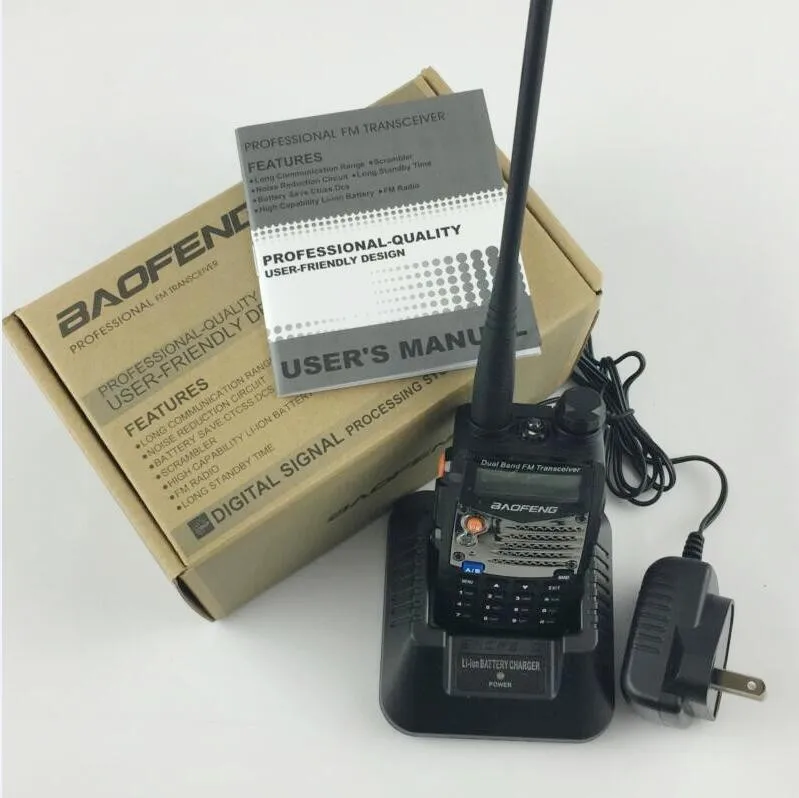 Walkie Talkie Baofeng УФ-5RA + портативный радио UV5RA + 136-174 МГц & 400-520 МГц приемопередатчик С бесплатная Доставка