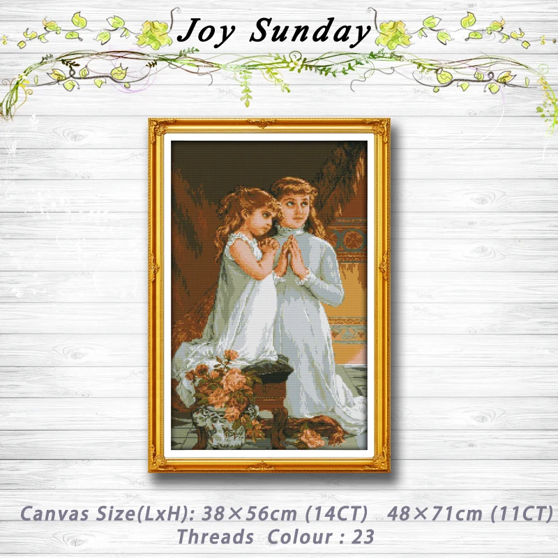 

The daughter's wish decor painting dmc 14CT 11CT counted cross stitch kits embroidery set Needlework Set chinese cross stitch