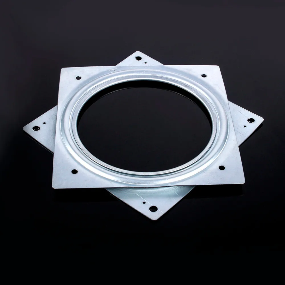 

4 inch Turntable Bearing Square Rotating Swivel Plate Metal Turntable Furniture Wheel Parts Rotary Table Bearing