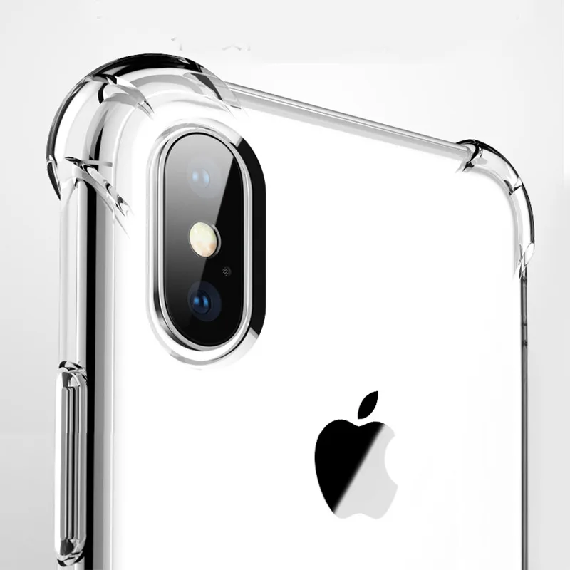 

TPU transparent airbag Shockproof Phone Case for Iphone 6 6S 7 8 PLUS X XR XS MAX