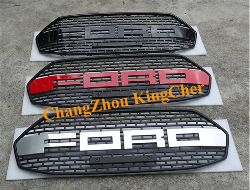 Black Red Silver front grille mesh grill vent trim racing ...