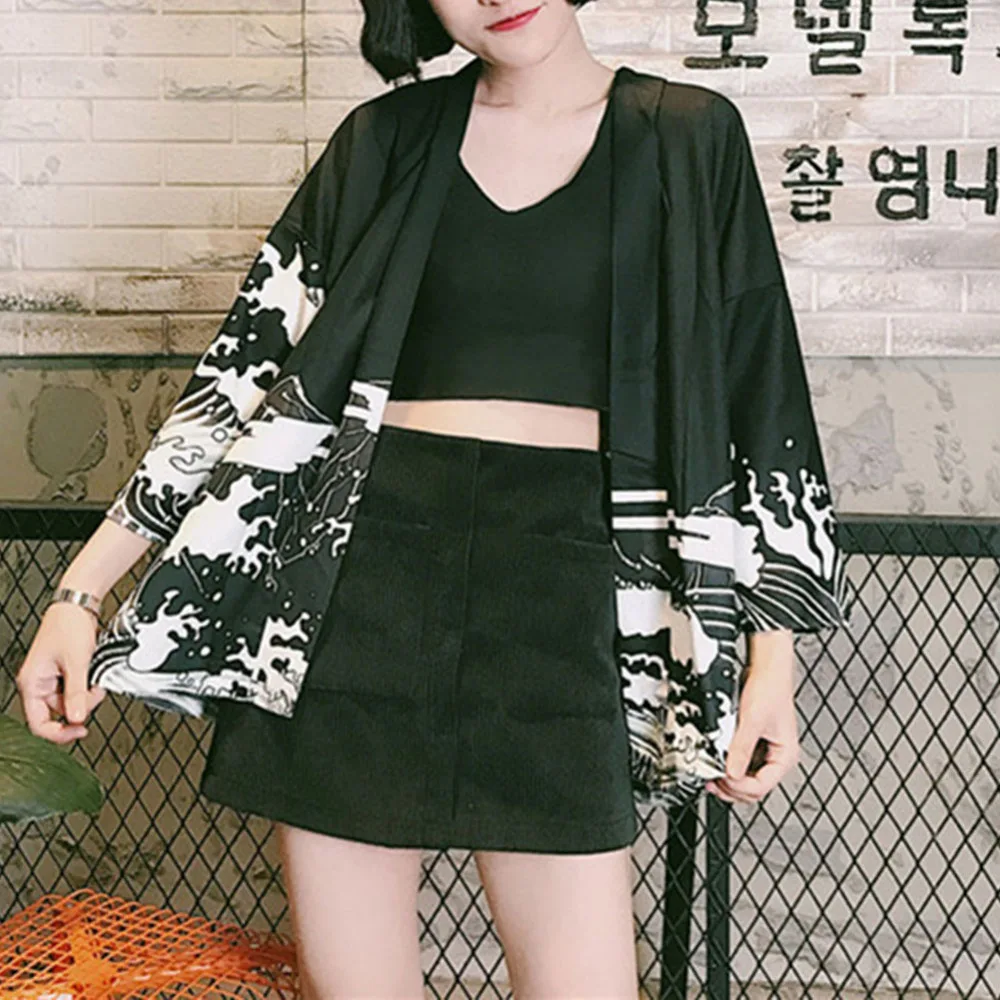 Febelle New Women Casual Loose Long Sleeve Sun Protection Print Knitted Tops Cardigan Cool Thin Outwear Coat Top Clothes#278810 | Женская