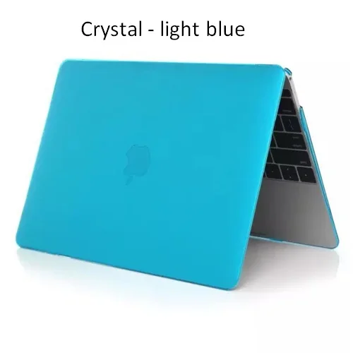 Чехол для ноутбука для нового Macbook Air 13 A1932, жесткий прозрачный матовый чехол для Carcasa Mac book Air 13,3, выпуск, чехол Capa Coque - Цвет: crystal sky blue