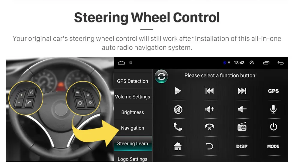 Discount Seicane 10.1 inch Android 8.1 For 2003 2004 2005 2006 2007 Honda Accord 7 Car GPS Navigation Radio Player Quad-core Head unit 12