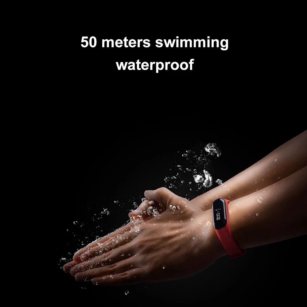 Original Xiaomi Mi Band 3 Smart Wristband Fitness Bracelet MiBand Band 3 Big Touch Screen OLED Message Heart Rate Time Smartband
