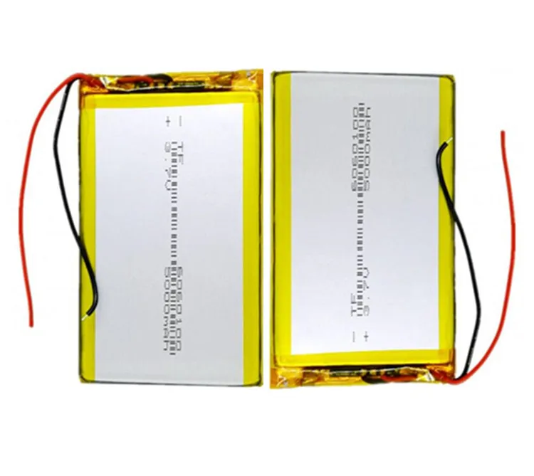 

2pcs/lot 5000mAh Li-polymer Rechargeable Batteries 3.7V 6060100 Lithium Polymer Battery For Digital Products