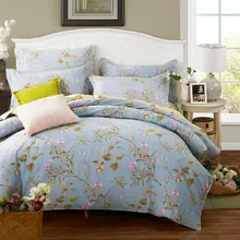 New 100 Cotton High Quality Bedding Set Home Textiles Soft Duvet Cover Bed Sheet Fitted Pillowcases