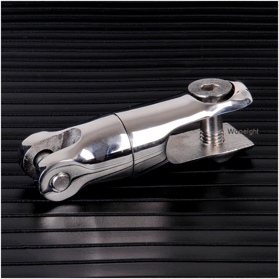 JEAZEA For Marine Boat Caravan Yacht Stainless Steel Anchor 14- 516 Chain 360 Degree Swivel Chain Connector