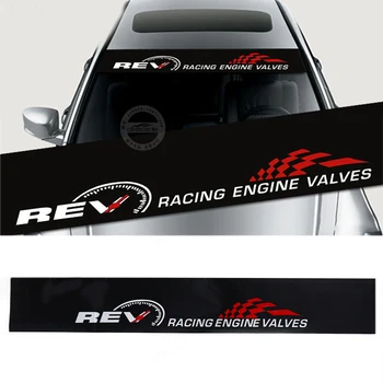 

Front Rear Windshield Decal Auto Car Styling Window Sticker Black 130x31cm Car Accessories