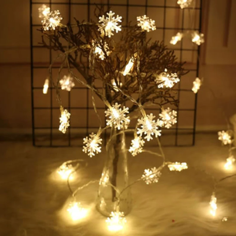 

10 FT Snow 10M 80 LED String Fairy Lights Christmas Holiday Lighting Wedding Decoration