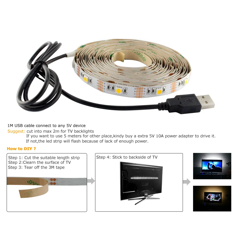 led strip usb