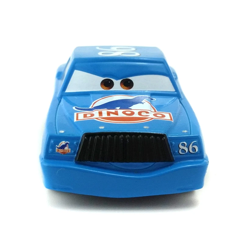 Disney Pixar Cars No.86 Dinoco цыпленок Хикс металл литья под давлением игрушечный автомобиль