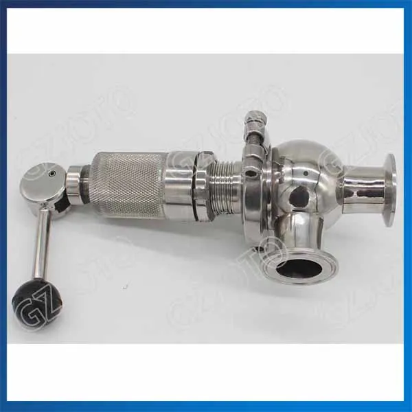 

Stainless Steel Card Quick Relief Valve 1.6MPA Sanitary Safety Valve