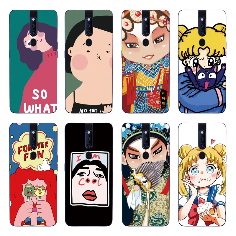 

For OPPO Reno Silicone Case Back Cover For OPPO F11 / OPPO F11 Pro Soft TPU Case