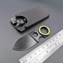 Mini EDC Fixed Knife 7Cr17Mov Blade Survival Hunting Pocket Knife Can Hang Belt Camping Survival Utility Knives Hunting EDC Tool цена Mini EDC Fixed Knife 7Cr17Mov Blade Survival Hunting Pocket Knife Can Hang Belt Camping Survival Utility Knives Hunting EDC Tool цены онлайн