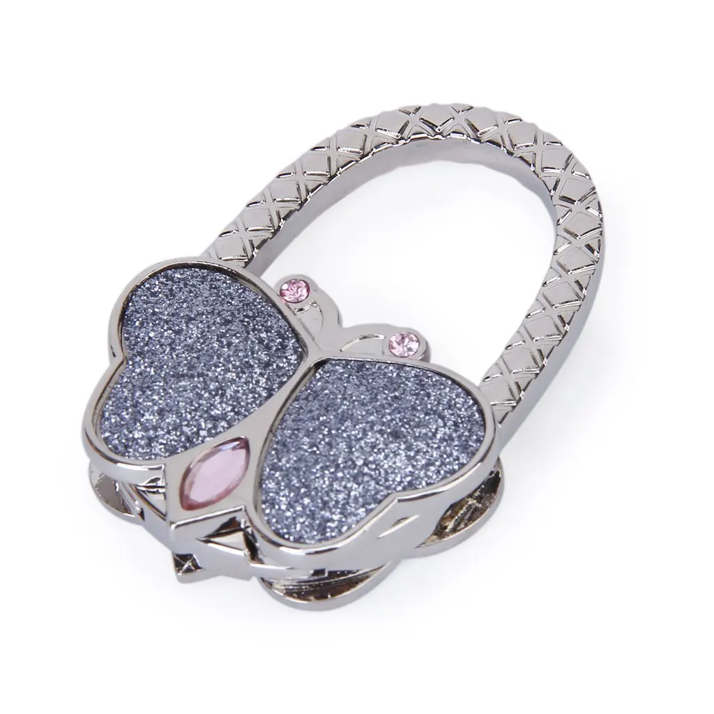 

MOCC Schmetterling Falttasche Handtasche Strass Haken Aufhaenger Halter
