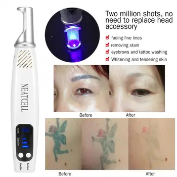 

US Plug Picosecond Mole Freckle Removal Pen Red Blue Light Therapy Tattoo Scar Dark Spot Remover Machine Skin Care