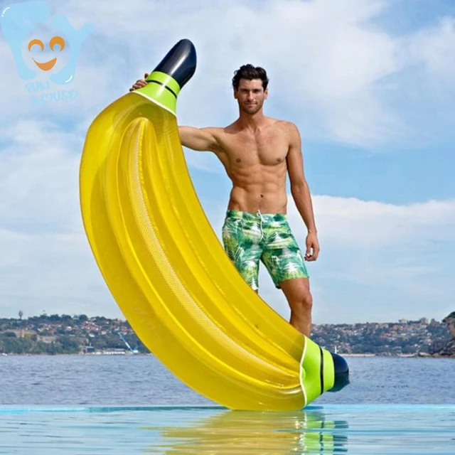 Banana Pool Float Fun Swimming Mattress 