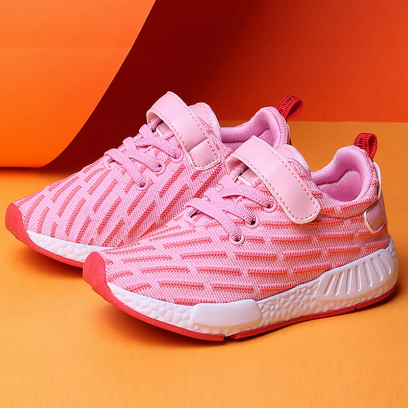 

PINSEN 2019 Spring Kids Shoes For Girls Sneakers Breathable Children Cssual Sport Shoes New Running boys Shoes child non-slip