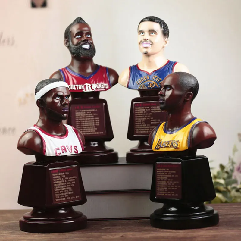 

Zakka American NBA Star Avatar Large Decoration Figurines Home Decor Decoration Creative NBA Doll Basketball Gift