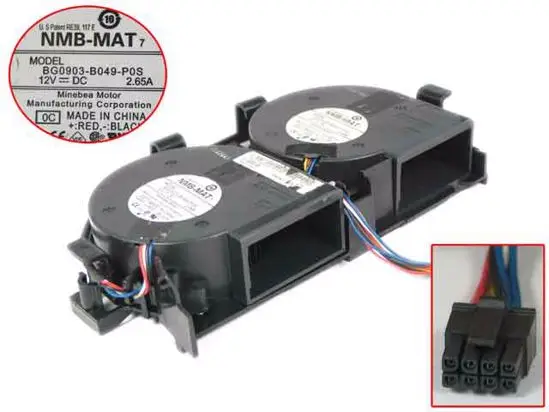 NMB-MAT BG0903-B049-P0S 0C DC 12V 2.65A 97x97x33 мм Сервер вентилятор охлаждения