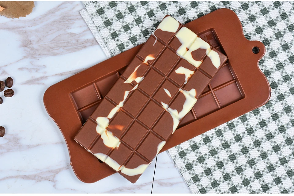 SILIKOLOVE DIY квадратные силиконовые формы для шоколада, формы для выпечки, 3d формы для тортов, высокое качество, 24 полости, Пищевая силиконовая форма