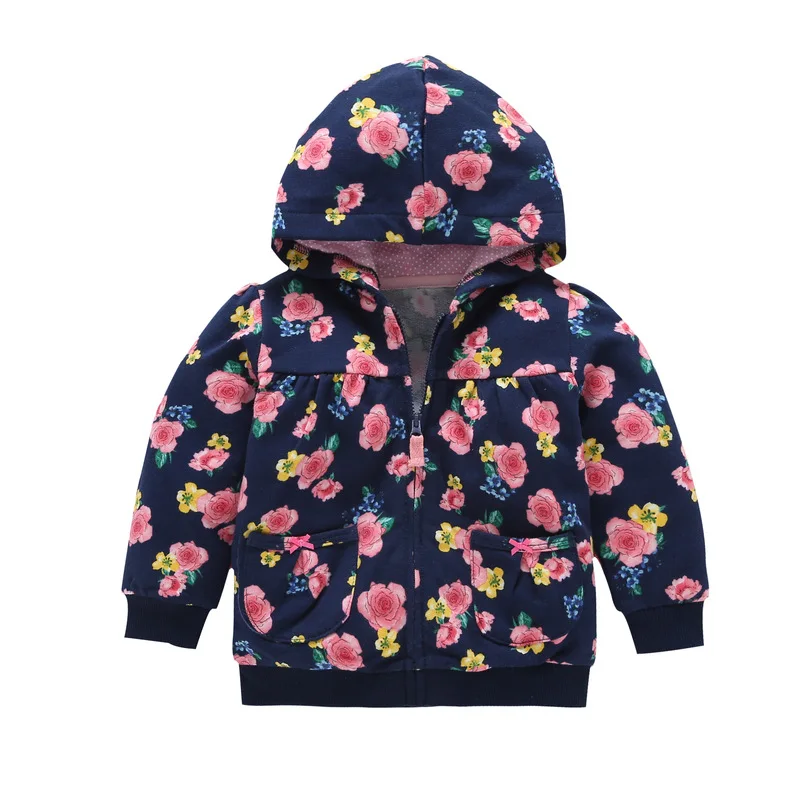 Кардиган на молнии; коллекция года; Осенняя футболка для маленьких мальчиков и девочек; Детское пальто с капюшоном; повседневные толстовки для малышей; хлопковые топы с длинными рукавами для детей - Цвет: D