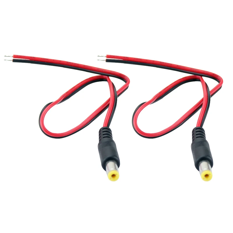 

SMTKEY 2pcs CCTV Accessories Connector Cable DC Power Pigtail