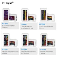 2,4 г RF беспроводной Одноцветный диммер CCT RGB RGBW DMX512 RGB+ CCT FUT035 FUT036 FUT037 FUT038 FUT039 FUTD02 светодиодные полосы контроллер