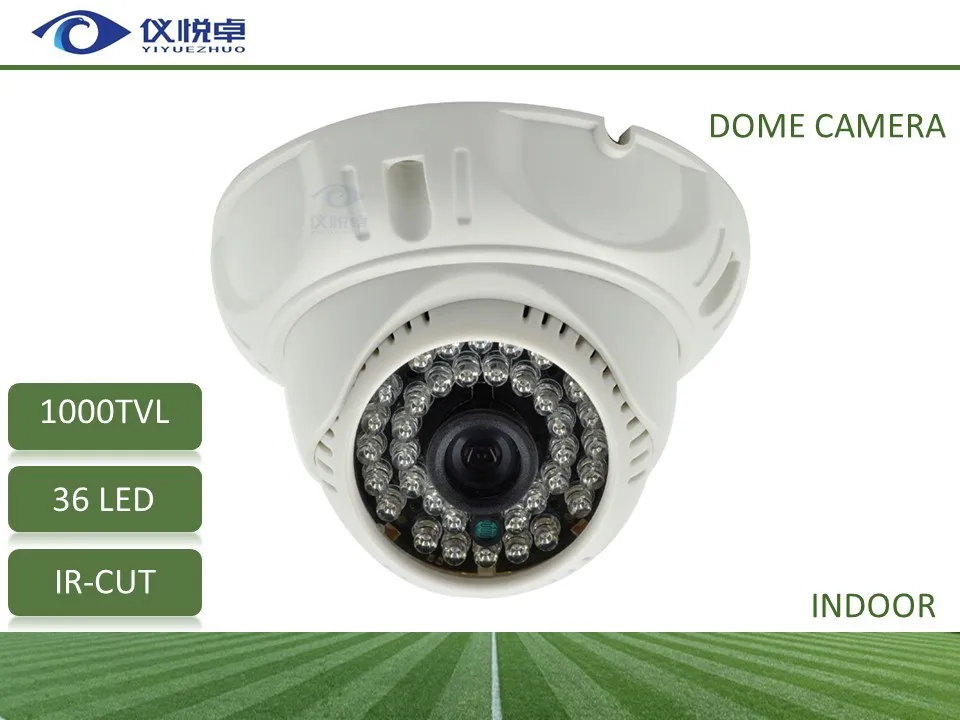 Security Camera 1/4" CMOS 1000TVL HD CCTV Camera Night Vision 36LED