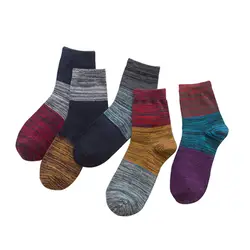 5 пар японский Harajuku Для мужчин носки многоцветные модные короткие носки Meias дезодорант формирование Демисезонный хлопок носки без пятки