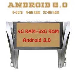 Android 8,0 автомобилей Радио gps Мультимедиа для toyota camry 2015-2016 с восьмиядерным PX5 4 + 32G Wi-Fi 4g usb Auto стерео Multimed